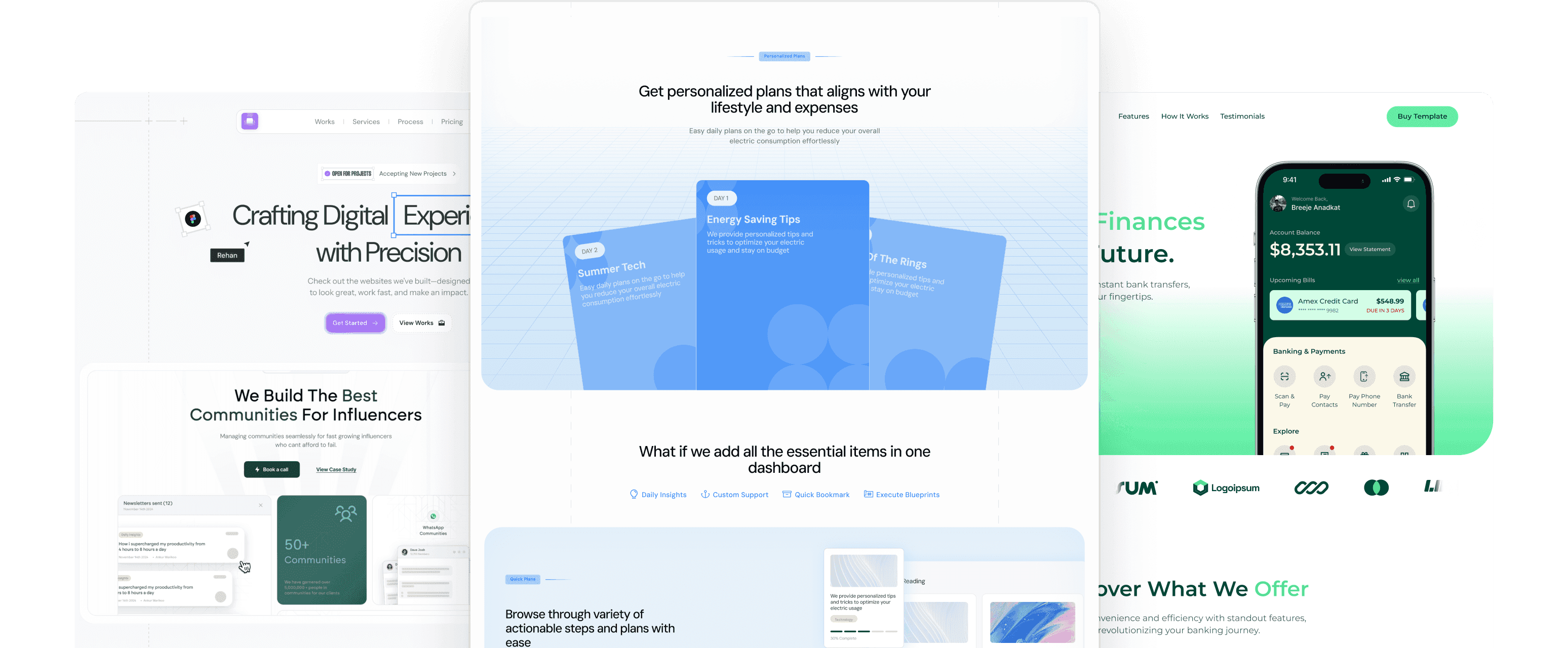 Hero dashboard