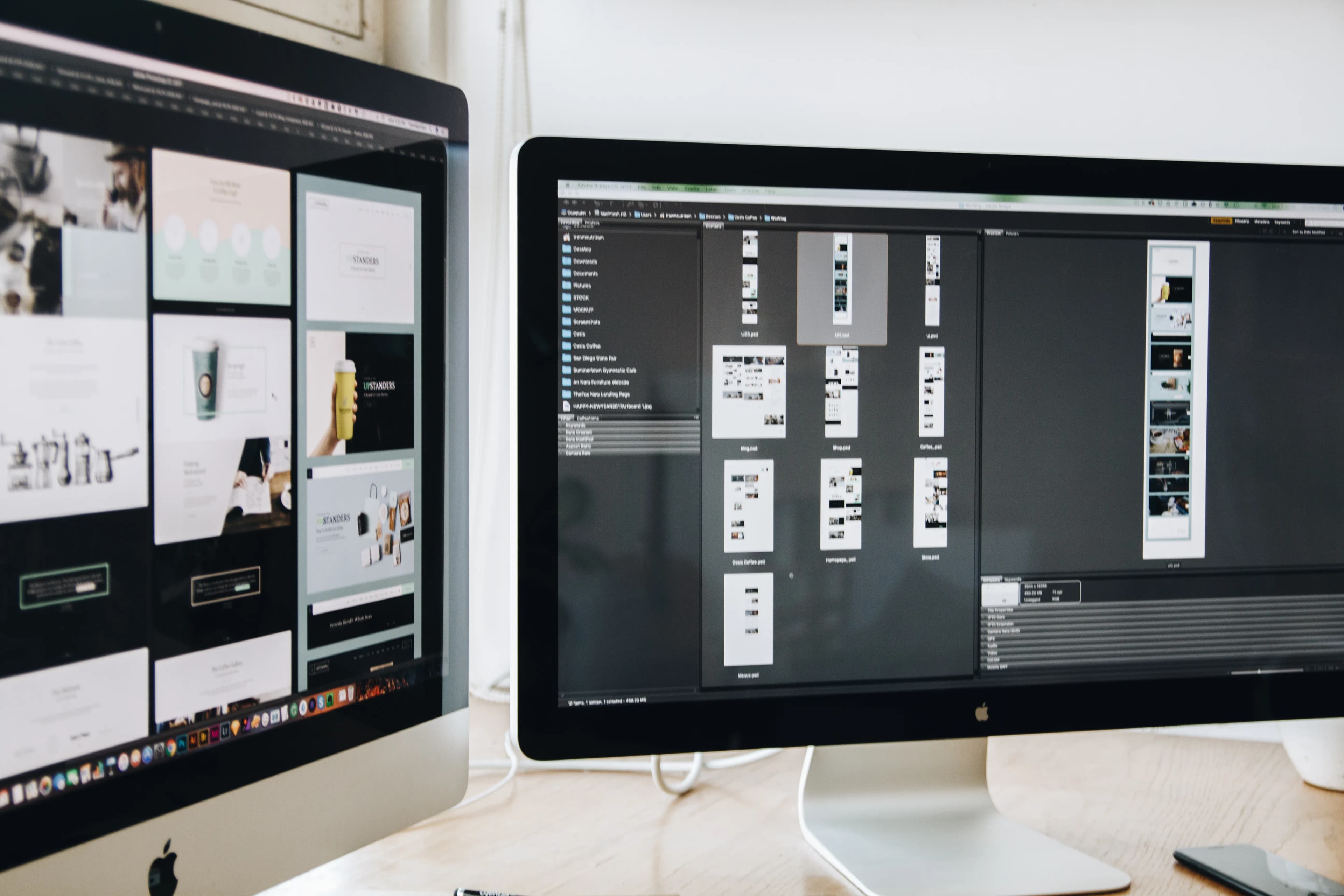 Designer sketching wireframes and auditing web application user experience