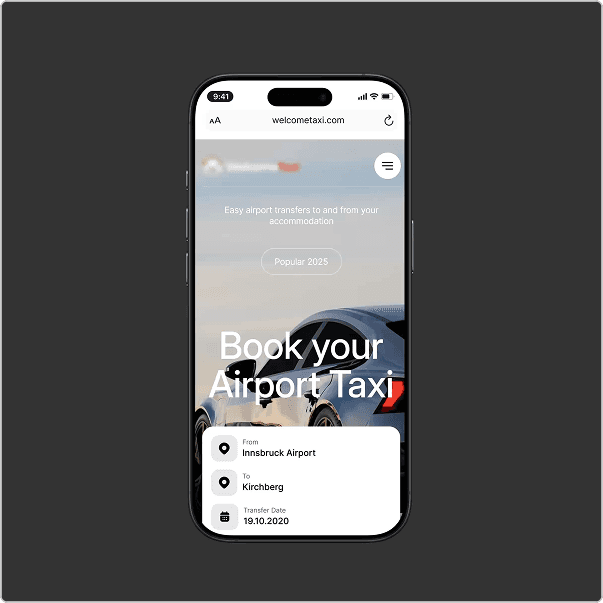 Taxi Booking Website